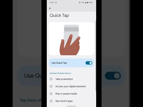 Pixel: How to turn on double tap back of phone gesture