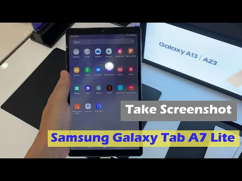 Samsung Galaxy Tab A7 Lite: 2 WAYS TO TAKE SCREENSHOTS