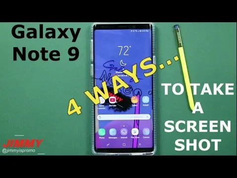 How To Take A SCREENSHOT - Galaxy Note 9