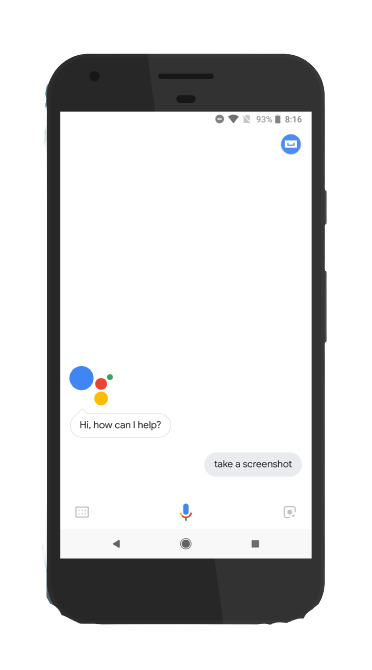 Google pixel Google Assistant screenshot