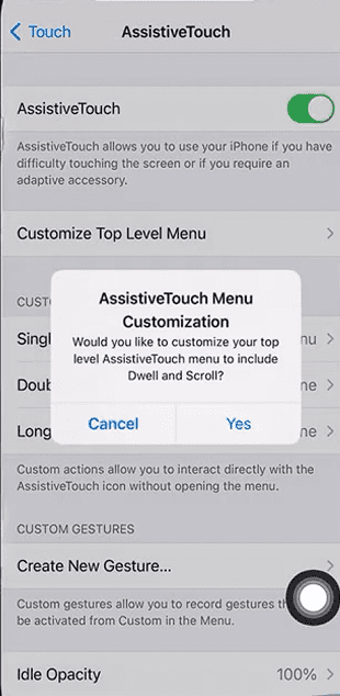  iPhone Using AssistiveTouch