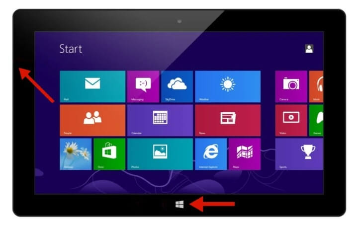 Take a Screenshots On Microsoft Surface Pro Tablet