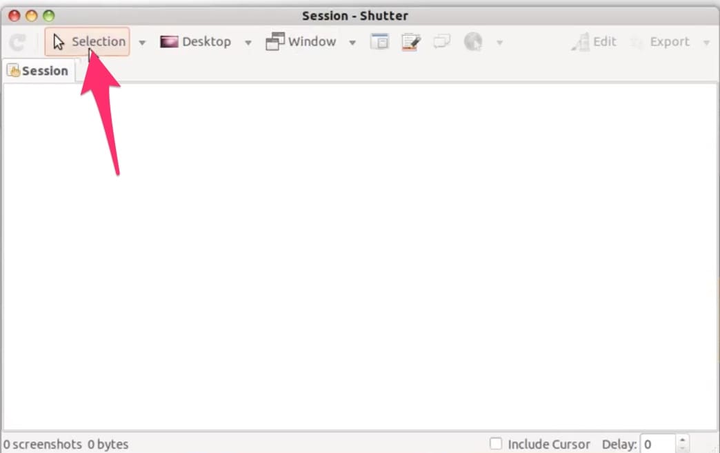 take a screenshot on ubuntu 