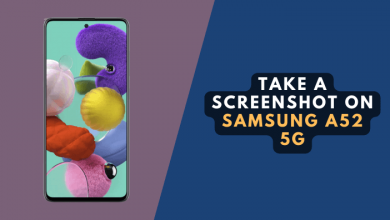 Take a Screenshot on Samsung A52 5G