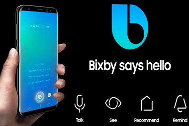 Using Bixby as a screenshot-taking method
