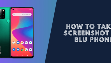 how to take a screenshot on a blu phone